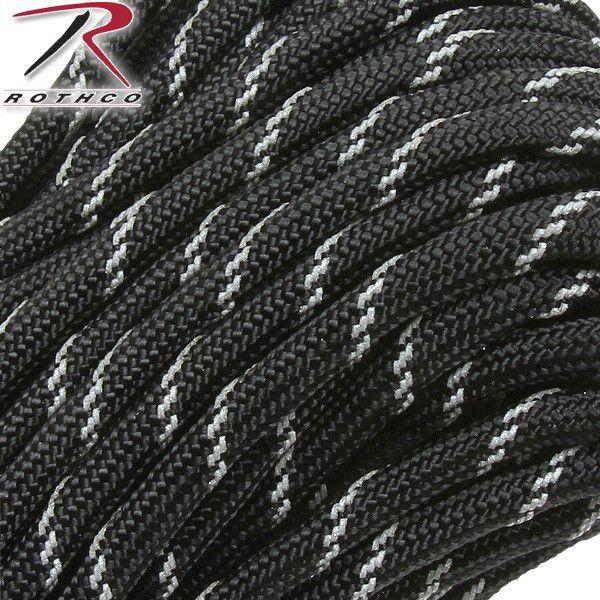 ROTHCO ロスコ 550LB パラシュートコード 100フィート BLACK W/3 REFLECTIVE TRACERS リフレクター入り パラコード ミリタリーアイテム ブランド /【Buyee】 ROTHCO ロスコ 550LB パラシュートコード 100フィート BLACK W/3 REFLECTIVE TRACERS リフレクター入り パラコード ミリタリーアイテム ブランド /【Buyee】