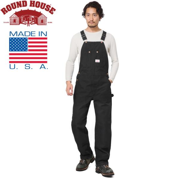 ROUND HOUSE（ラウンドハウス） 17RH383 米国製 HEAVY DUTY DUCK BIB