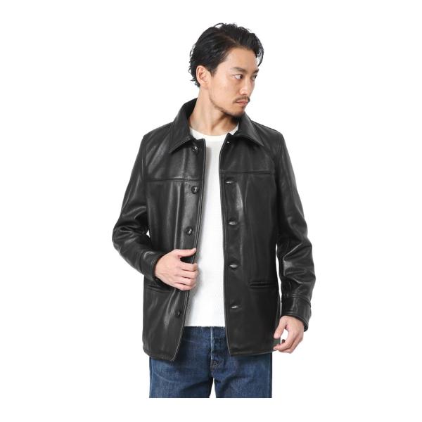 【あすつく】 【SCHOTT】ショット カーコート - レザージャケット