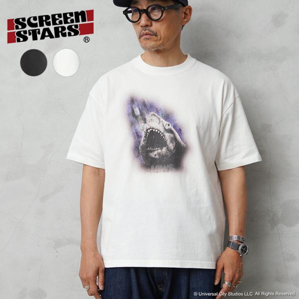 SCREEN STARS スクリーンスターズ 2622-SSMVJW S/S クルーネック Tシャツ / JAWS ジョーズ 映画 プリント カットソー【クーポン対象外】【T】
