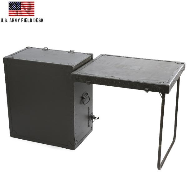 ミリタリーセレクトショップWIP 実物 米軍 US.ARMY 米陸軍 フィールド デスク USED テーブル ミリタリー インテリア 軍物