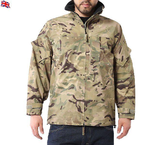 実物 新品 イギリス軍 Lightweight Waterproof ジャケット MTP (Multi Terrain Pattern)  ミリタリージャケット レインジャケット 防水【クーポン対象外】【T】