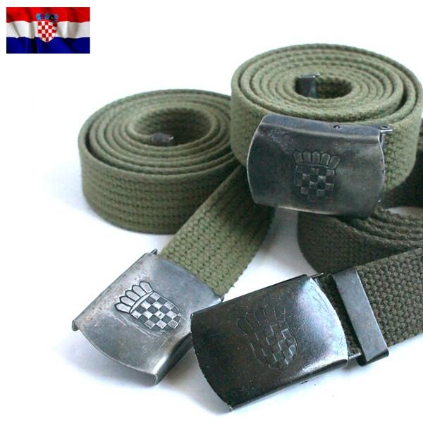 MILITARY（ミリタリー） 実物 USED クロアチア軍 キャンバスベルト