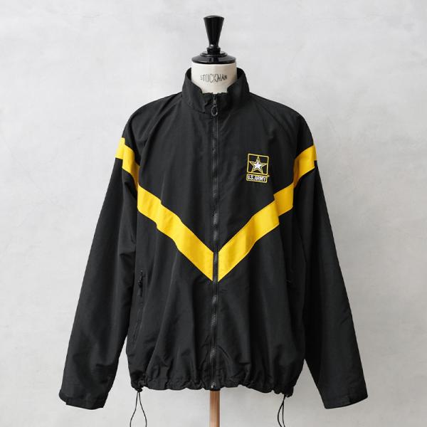 デッドストック US Army APFU トレーニングジャケット 米軍 MILITARY 実物 新品 デッドストック 米軍 U.S.ARMY BLACK APFU