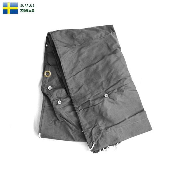MILITARY 実物 新品 スウェーデン軍 テントシェル グレー デッド MILITARY 実物 新品 スウェーデン軍 テントシェル グレー デッド