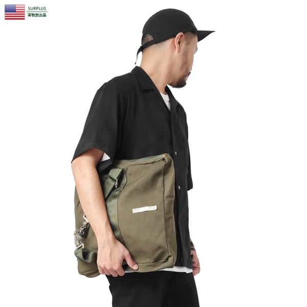 肩掛けバックとキャップ(米軍放出品) US（米軍放出品）ACH Improved H-Nape Retention System [チン