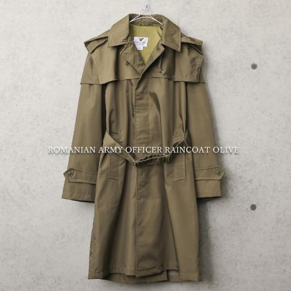 実物 Used ルーマニア軍 オフィサー レインコート Olive メンズ アウター ミリタリーコート トレンチコート レインウェア 雨具 軍服 おしゃれ クーポン対象外 Wip ミリタリーショップwaiper 通販 Yahoo ショッピング