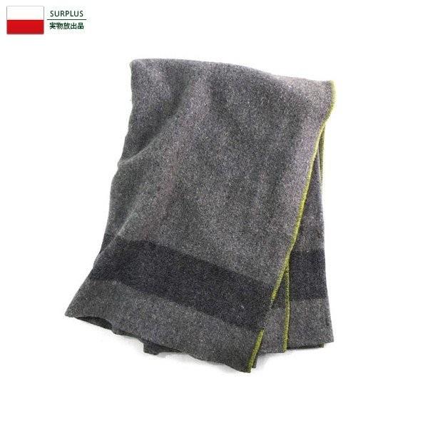 MILITARY（ミリタリー） 実物 USED ポーランド軍 ウールブランケット