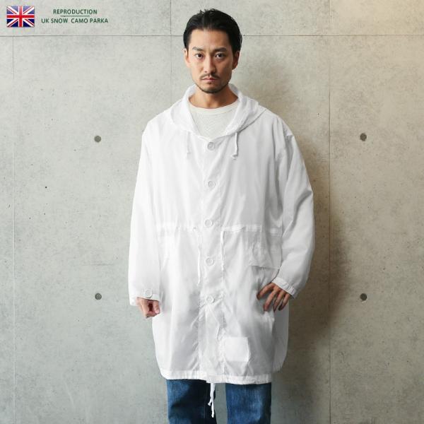スノーカモモッズコート　snow camo mods coat/ PARKER Fishtail parka you'll want to wear in spring] I dyed a US