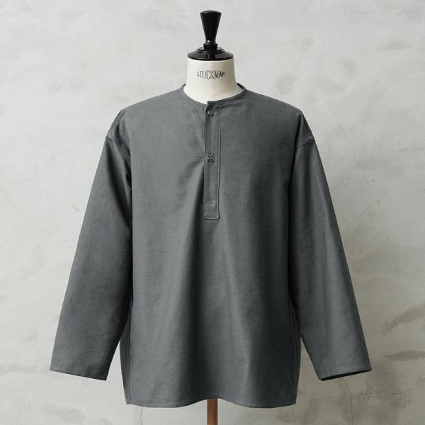 実物 新品 デッドストック ロシア軍 70s ヘンリーネック スリーピングシャツ Olive Gray ミリタリーシャツ 軍モノ 軍物 古着【クーポン対象外】【I】