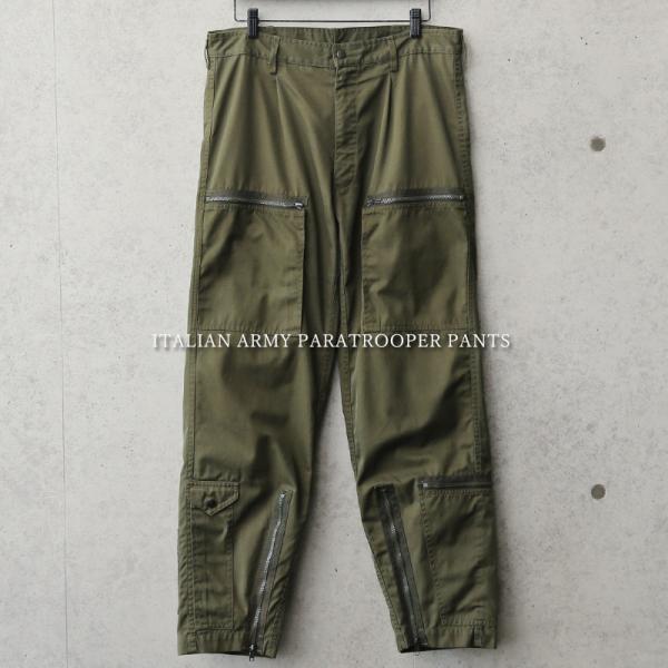 MILITARY（ミリタリー） 実物 USED イタリア軍 パラトルーパーパンツ