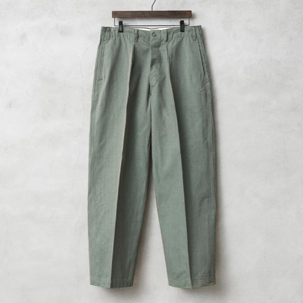 実物 新品 デッドストック スウェーデン軍 プリズナー パンツ メンズ