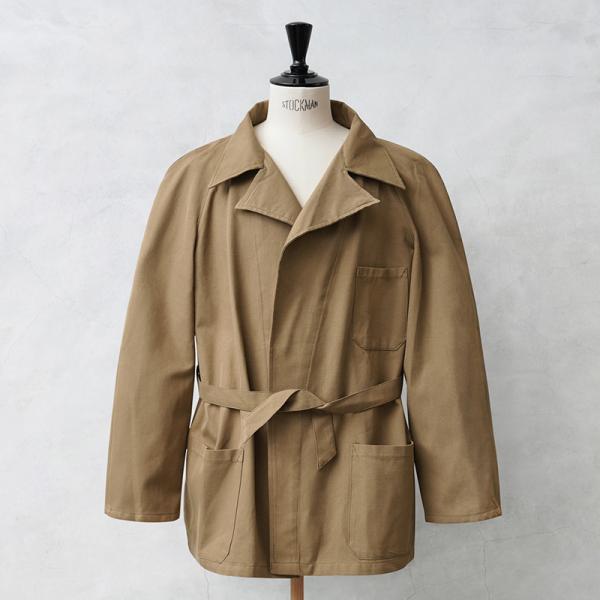 40-50s フランス軍 ホスピタルジャケット Dポケット vintage 短丈 40-50s フランス軍 ホスピタルジャケット Dポケット vintage 短丈