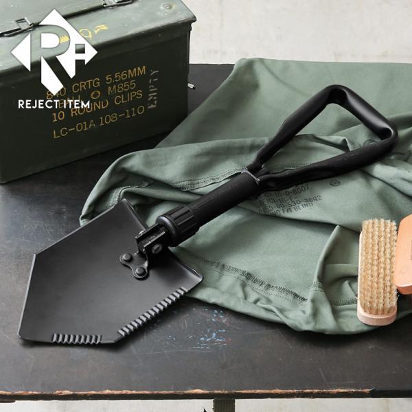 ●アメリカ軍 E-TOOL● 折りたたみ ショベル Eツールポーチセット 米軍 MILITARY（ミリタリー） リジェクト 訳あり品 実物 USED 米軍 GI E