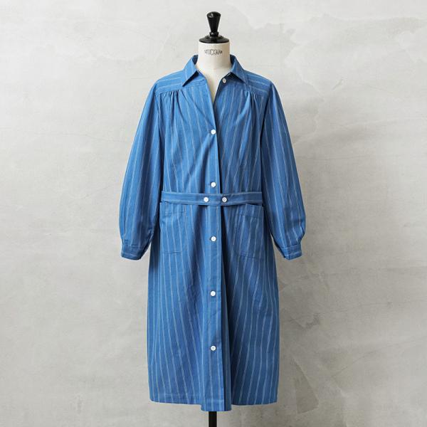 60s/デッドストック/スウェーデン軍 ブルーストライプ ホスピタルコート/XL MILITARY 実物 新品 デッドストック スウェーデン軍 60's ブルー