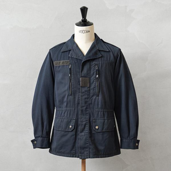 MILITARY 実物 USED フランス軍 F-1 ジャケット NAVY染め