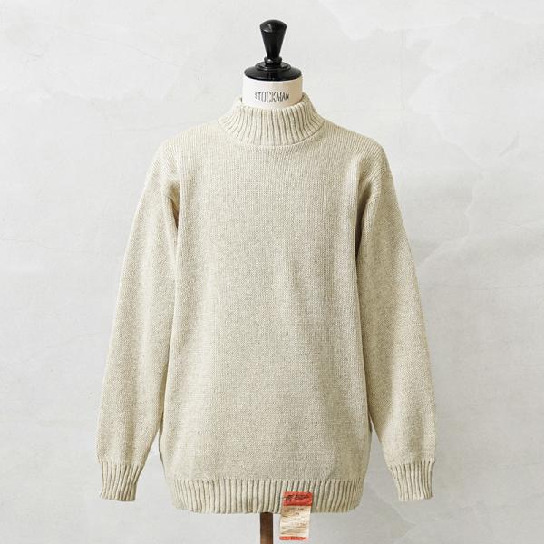 実物 新品 デッドストック ロシア軍（旧ソ連軍）モックネック セーター ナチュラル / ハイネック【クーポン対象外】【I】