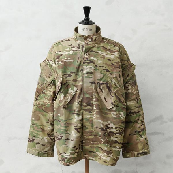 米軍実物 Multicam コンバットコート SMALL-XLONG タグ付き MILITARY（ミリタリー） 実物 USED 米軍 FLAME RESISTANT コンバット