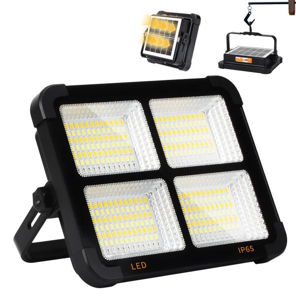 即納 LED投光器 作業灯 120Ｗ USB充電式 便携12000mAh 薄型 高輝度 五つ点灯モード 赤青点滅 336個チップ 屋内屋外 照明 キャンプ 夜釣り 送料無料 1年保証 336B