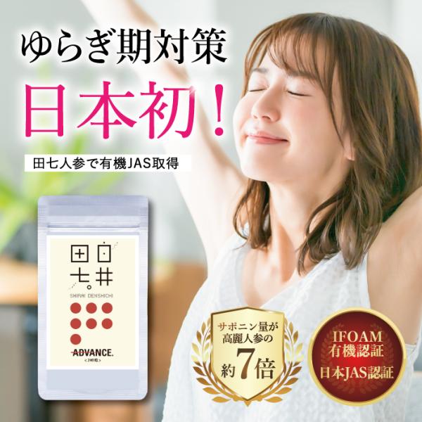 激安特価品 田七人参 有機 サプリ サポニン 有機JAS 1粒 田七人参250mg 240粒入 30〜60日分