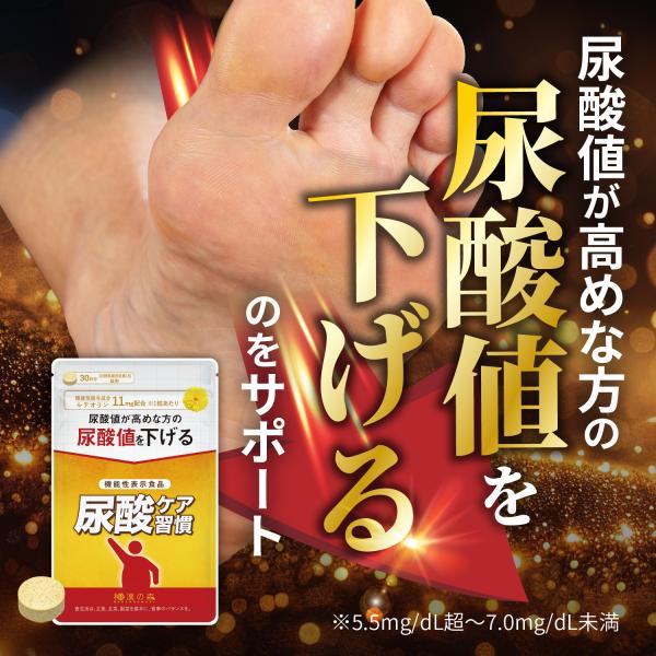 尿酸ケア習慣 尿酸値 ルテオリン 尿酸 下げる サプリ 30粒入り 3袋 和漢の森 サポート ダウン プリン体 田七人参 高麗人参 痛風 通風 サプリメント Nyousan03 和漢の森 通販 Yahoo ショッピング