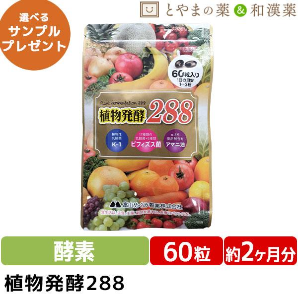 富山めぐみ製薬 植物発酵288 60粒 フルーツ 植物発酵 植物性 乳酸菌