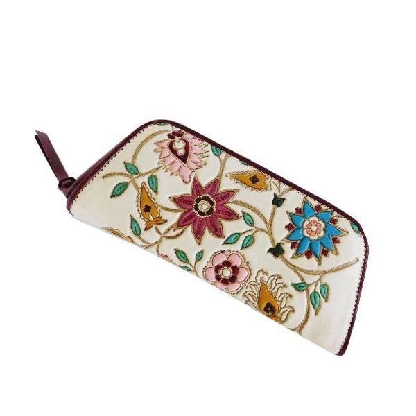 文庫屋大関 眼鏡ケース 花更紗 ファスナー開閉 メガネケース 母の日