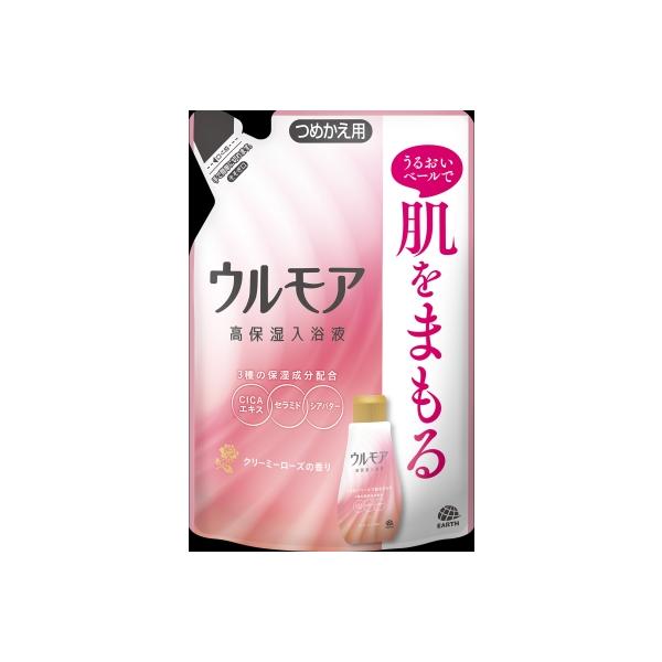 ウルモア 高保湿入浴液 クリーミーローズの香り つめかえ 480ml 入浴
