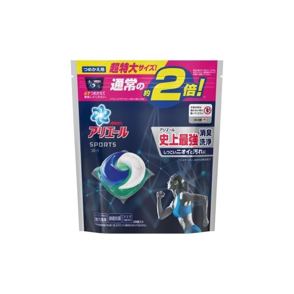 アリエールジェルボール３Ｄプラチナスポーツ つめかえ用超特大サイズ