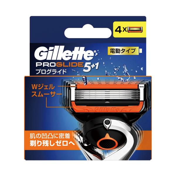 Gillette プログライド 4枚刃 4個入り×15 Gillette ジレット プログライド パワー 替刃4B : 春かぜ千里 日用