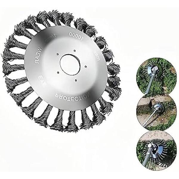 草刈り機 替え刃 草刈り機の刃 20cm 石に強い 最新型 草刈機用チップソー 草の雑草ブラシカッティングヘッド 軽量タイプ 雑草クリーニングツール トリマーヘッド