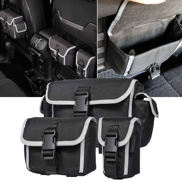 トランク収納 ポケット ジープ ラングラー JK JL 2007-2024 車用収納バッグ 収納ボックス 工具収納ケース シートバックポケット 後席収納 多機能