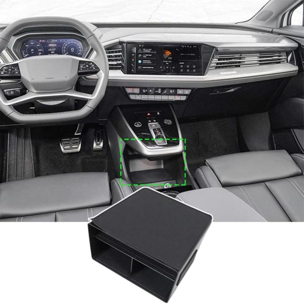 【並行輸入品】アウディ Q4 e-tron/Q5 センターコントロール収納ボックス オート収納ボックス 収納ボックス オートアクセサリー 特殊モデル ABS 1