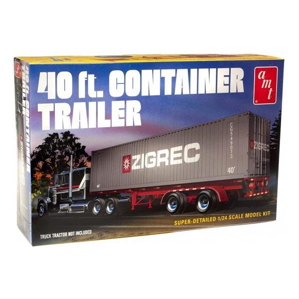 AMT 1/24 40フィートコンテナ セミトレーラー プラモデル AMT1196