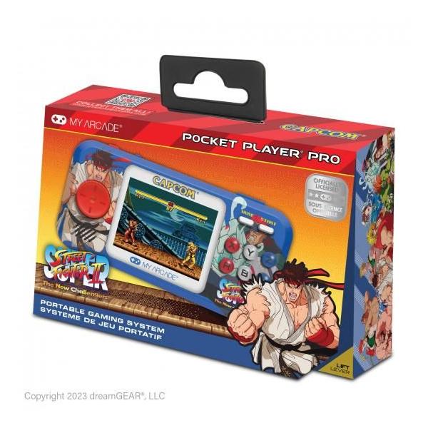 My Arcade Street Fighter II ポケットプレーヤー ポータブルゲームシステム 2つのゲーム付き 2.75インチ