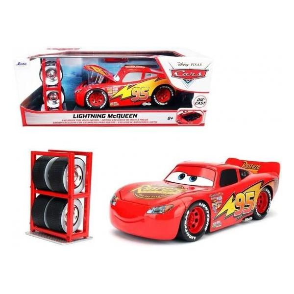 早い者勝ち　JADA TOYS 1/24 カーズ ライトニング マックイーン JADA TOYS 1/24 カーズ ライトニング マックイーン タイヤラック付き