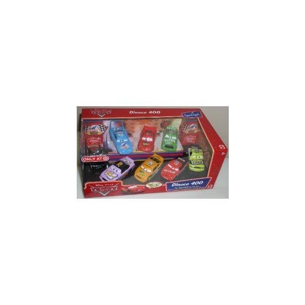 Mattel ディズニーピクサー カーズ Dinoco 400 8-pc Collector セット