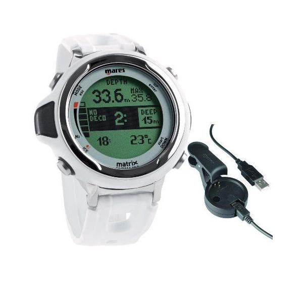 ⭐︎新品⭐︎ダイブコンピューター　マレス　マトリックス Mares Matrix マレス マトリックス ダイブコンピュータ ホワイト