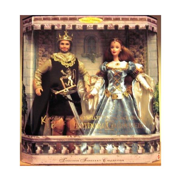 Ken and Barbie バービー Doll As Camelot's King &amp; Queen, Arthur and Guinevere 人形 ドール
