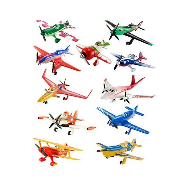 Disney Planes Mattel Diecast Plane Collection, 11-Pack マテル