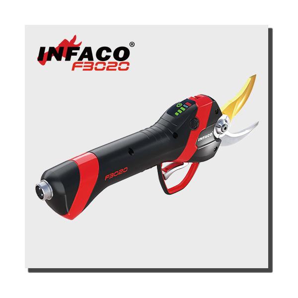 最新型電動剪定バサミ F3020で快適作業