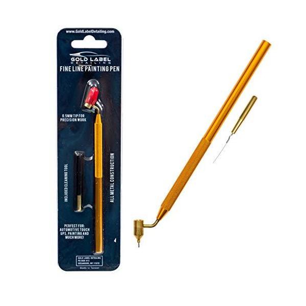 Gold Label Detailing 細字 タッチアップペン 液体ライターペイント Fine Line Painting Pen アプリケーターペン 0.5mm