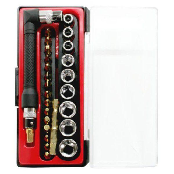 27pc ビットソケットセット ｄｉｙ ｄｉｙ工具 ツールセット 日曜大工 工具セット 持ち運び用 自宅用 豊光 T 1227 ワクイショップ 通販 Yahoo ショッピング