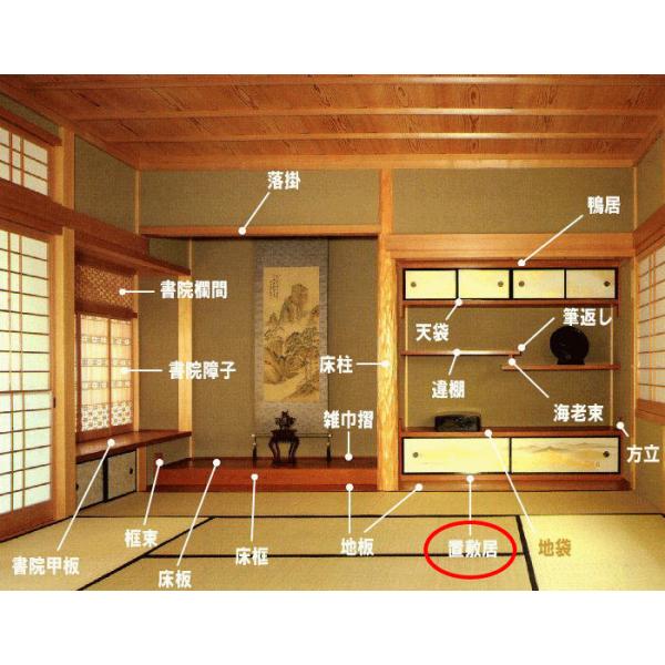 置敷居 1820×90×9 床の間 敷居 和室建材 茶室建材 日本建築 伝統素材