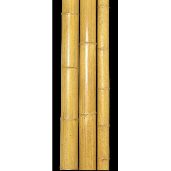 錆竹 3950×Φ105mm 自然素材 インテリアデザイン 高級感 伝統美 : 和