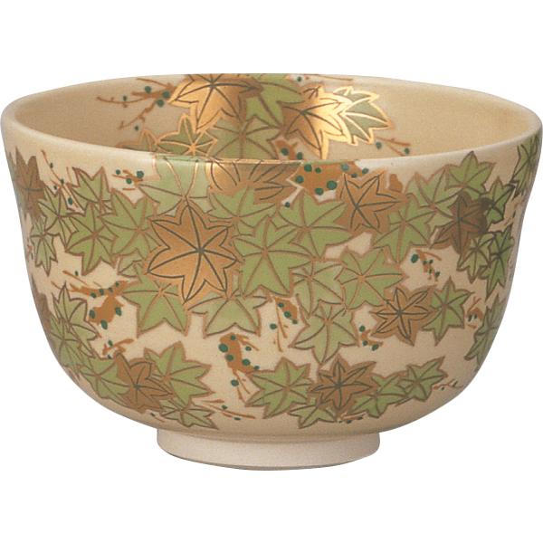 茶碗 仁清 青楓 宮地英香作 茶道具 茶道 初夏の茶道具 季節の茶碗 伝統