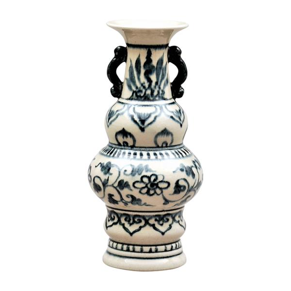 茶道具 九谷 晴山 染付高砂花入 鯉耳 共箱 茶道 花入 染付 越南製 長老木 茶道具 茶道 : 和空間ヤフーショップ - 通販