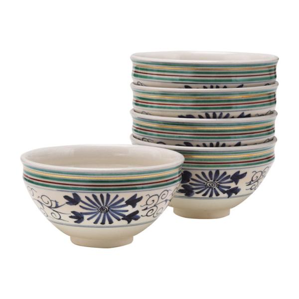 数茶碗 安南唐草 天目型 10客 田中香泉作 茶道 茶道具 伝統美 美しい