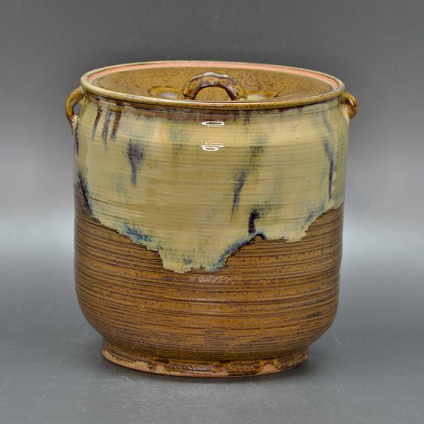 水指 高取耳付 中村与平作 茶道 茶道具 : 和空間ヤフーショップ - 通販