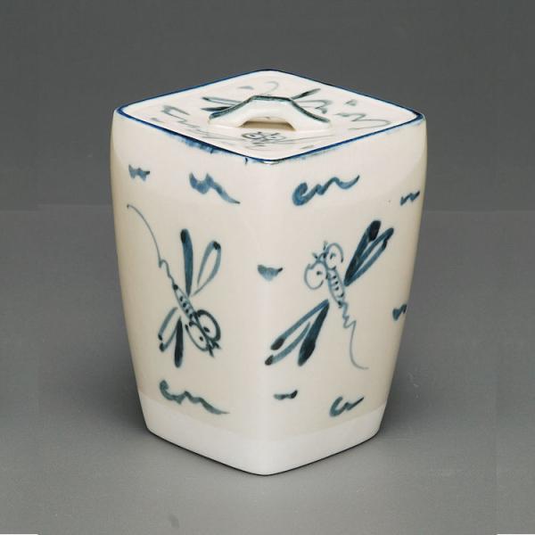 水指 安南蜻蛉 角 五陶作 茶道 茶道具 : 和空間ヤフーショップ - 通販